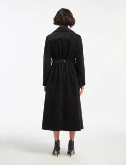 Roxanne Corduroy Coat - Black -CEFINN Shop AU23 C10 ROXANNE BLACK LS 15911