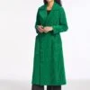 Roxanne Corduroy Coat - Emerald Green