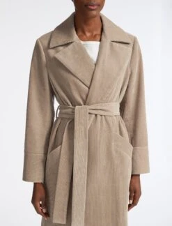Roxanne Corduroy Coat - Taupe 10 Roxanne Corduroy Coat - Taupe -CEFINN Shop AU23 C10 ROXANNE TAUPE LS 3722