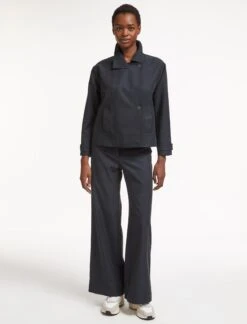 Rory Cotton Twill Jacket - Navy -CEFINN Shop AU23 JK52 RORY NAVY LS 1714