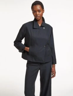 Rory Cotton Twill Jacket - Navy -CEFINN Shop AU23 JK52 RORY NAVY LS 1718