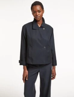 Rory Cotton Twill Jacket - Navy -CEFINN Shop AU23 JK52 RORY NAVY LS 1723