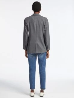 Jordan Stretch Wool Blazer - Mid Grey -CEFINN Shop AU23 JK57 JORDAN GREYMELANGE LS 3844