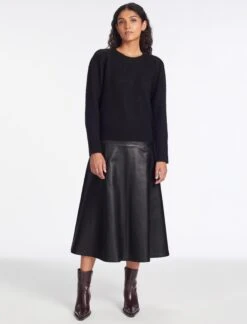 Joss Alpaca Jumper - Black 10 Joss Alpaca Jumper - Black -CEFINN Shop AU23 K149 JOSS BLACK LS 1538