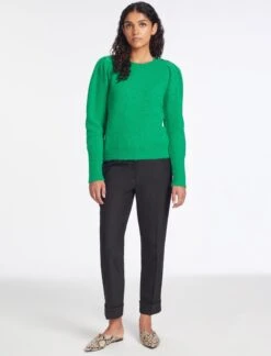 Joss Alpaca Jumper - Emerald Green -CEFINN Shop AU23 K149 JOSS EMERALDGREEN LS 1307