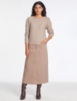 Joss Alpaca Jumper - Taupe -CEFINN Shop AU23 K149 JOSS TAUPE LS 643