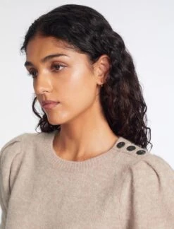 Joss Alpaca Jumper - Taupe -CEFINN Shop AU23 K149 JOSS TAUPE LS 672