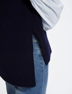 Janice Wool V Neck Sleeveless Jumper - Navy -CEFINN Shop AU23 K58 JANICE NAVY LS 4400 dfb2eca9 033c 4746 a898 98007cccd327