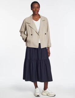 Rory Cotton Twill Jacket - Beige 9 Rory Cotton Twill Jacket - Beige -CEFINN Shop AU23 RORY JK52 NAVY 1746