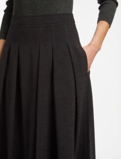 Sophia Techni Voile Maxi Skirt - Black -CEFINN Shop AU23 SK168 SOPHIA BLACK LS 15138