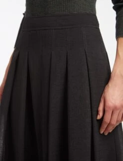 Sophia Techni Voile Maxi Skirt - Black -CEFINN Shop AU23 SK168 SOPHIA BLACK LS 15142