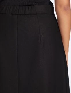 Layla Wool Maxi Wrap Skirt - Black -CEFINN Shop AU23 SK LAYLA BLACK LS 264