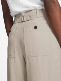 Tamara Cotton Twill Wide Leg Trouser - Beige 9 Tamara Cotton Twill Wide Leg Trouser - Beige -CEFINN Shop AU23 TR579 TAMARA BEIGE 1861