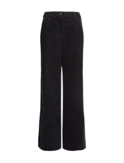 Hayden Corduroy Wide Leg Trouser - Black -CEFINN Shop AU23 TR82 HAYDEN BLACK CONEW