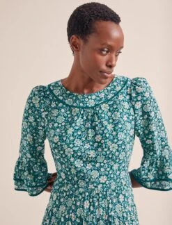 Front Page 5 Front Page -CEFINN Shop AU24 D654 ELODIE GREENDITSYCARNATIONPRINT LS 20503