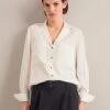 Spencer Silk Shirt - Cream