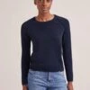 Drew Cashmere Jumper - Navy
