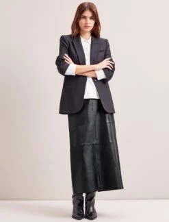 Morgan Cotton Silk Blend T-Shirt - White -CEFINN Shop RSHT K175 MORGAN WHITE LS 0484