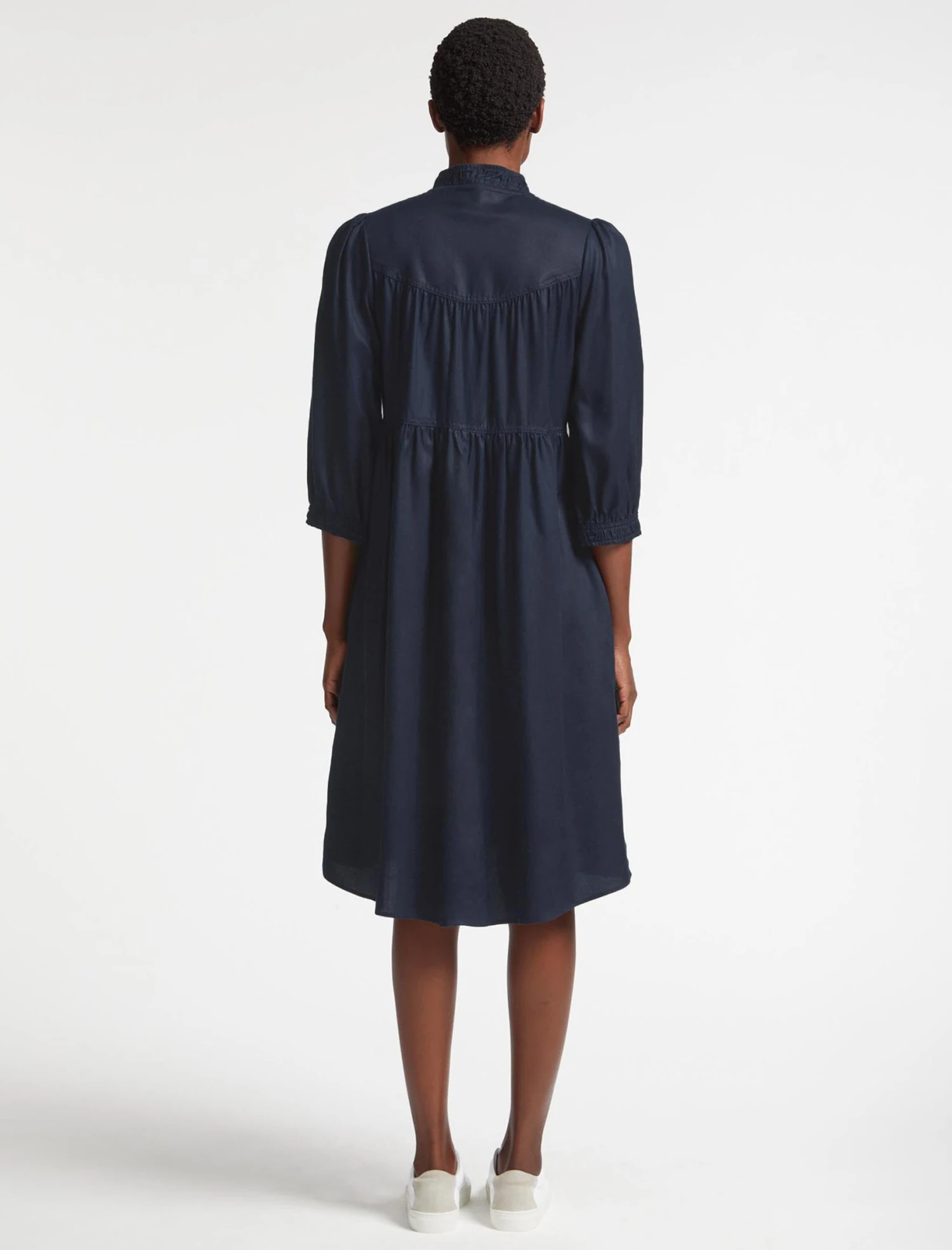 Cleo Midi Dress - Navy 6 Cleo Midi Dress - Navy - Image 6