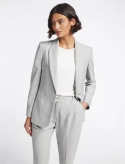 Jamie New Wool Blazer - Light Grey -CEFINN Shop SP23 JK47 JORDAN LIGHTGREY LS 5638