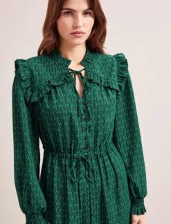 Front Page 40 Front Page -CEFINN Shop SP24 D612 LORETTA GREENBLACKTRELLISPRINT LS 7419