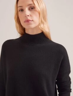 Johanna Cashmere Jumper - Black -CEFINN Shop SP24 K171 JOHANNA BLACK LS 17357