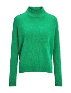 Johanna Cashmere Jumper - Emerald Green -CEFINN Shop SP24 K171 JOHANNA EMERALDGREEN LS