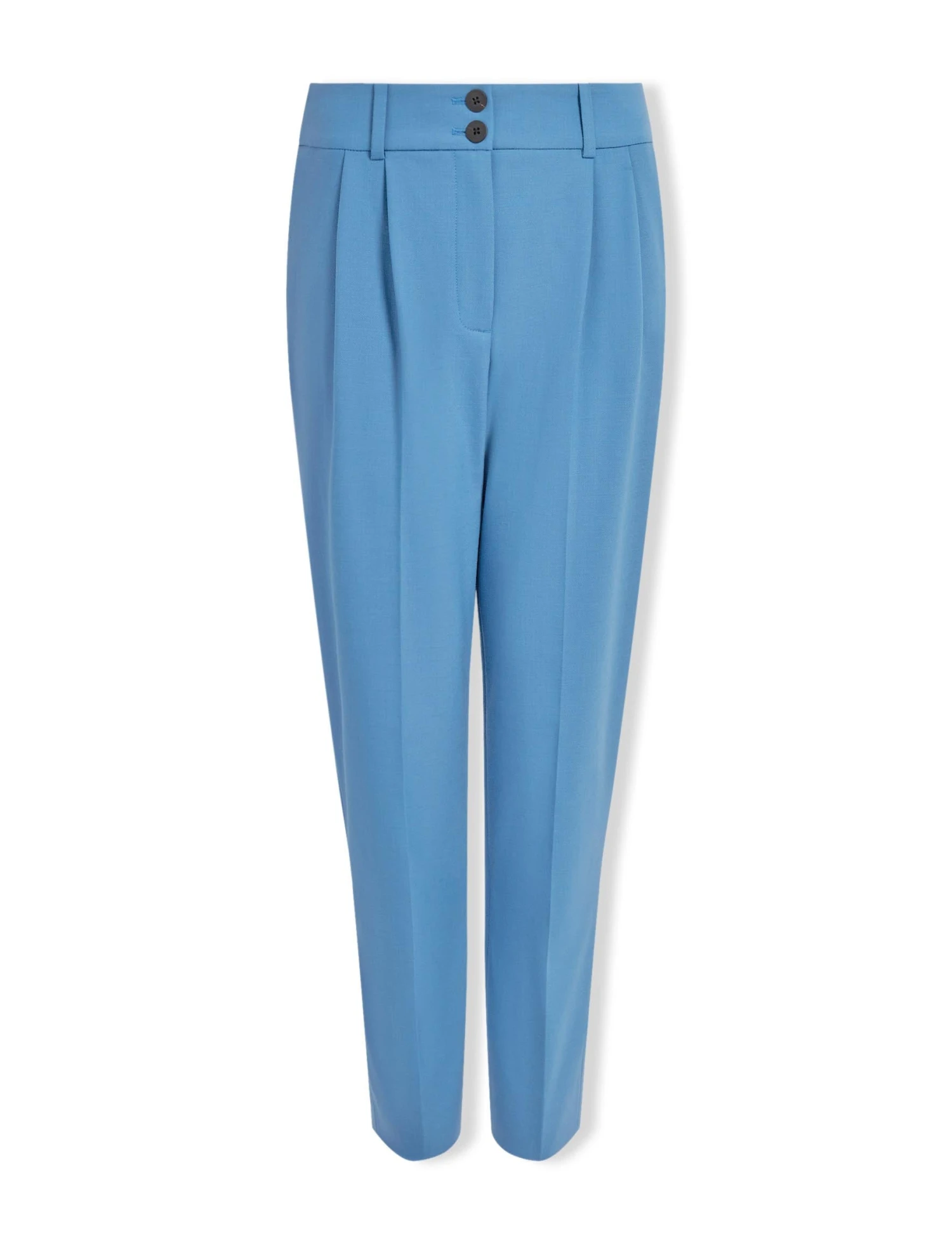 Tristan New Wool Tapered Trouser - Blue 9 Tristan New Wool Tapered Trouser - Blue - Image 9