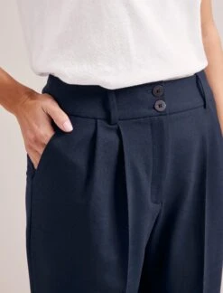 Tristan New Wool Tapered Trouser - Navy -CEFINN Shop SP24 TR71 TRISTAN NAVY LS 6762