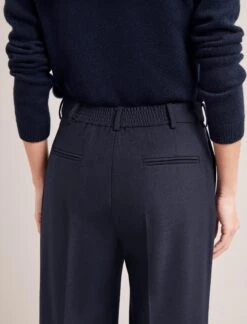 Terence New Wool Wide Leg Trouser - Navy 12 Terence New Wool Wide Leg Trouser - Navy -CEFINN Shop SP24 TR86 TERENCE NAVY LS 6968