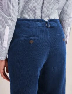 Harlow Corduroy Wide Leg Trouser - Blue -CEFINN Shop SP24 TR88 HARLOW BLUE LS 1471