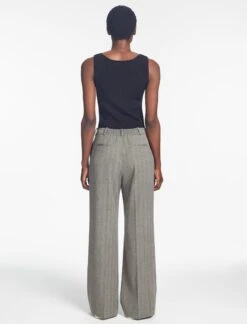 Terence Wide Leg Trouser - Taupe -CEFINN Shop SP24 TR94 TERENCE TAUPE LS 482