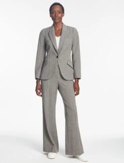 Terence Wide Leg Trouser - Taupe -CEFINN Shop SP24 TR94 TERENCE TAUPE LS 499