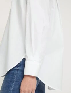 Sammy Organic Cotton Oversized Shirt - White 10 Sammy Organic Cotton Oversized Shirt - White -CEFINN Shop SU23 S70 SAMMY WHITE LS 58650