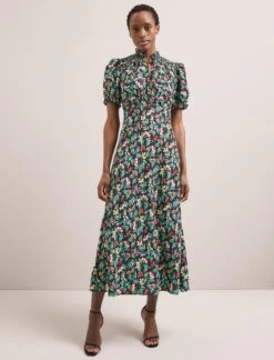 Irina Bias Cut Maxi Dress - Black Multi Tropical Floral Print 16 Irina Bias Cut Maxi Dress - Black Multi Tropical Floral Print -CEFINN Shop SU24 D641 IRINA BLACKMULTITROPICALFLORAL LS 1681