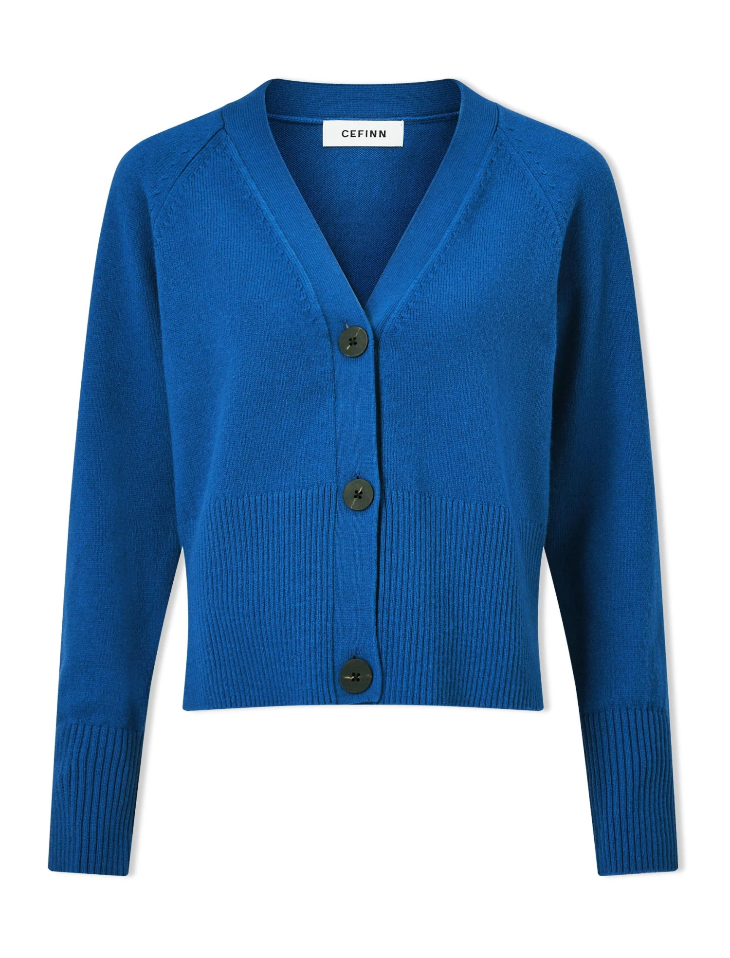 Caro Cotton Cardigan - Bright Blue 6 Caro Cotton Cardigan - Bright Blue - Image 6