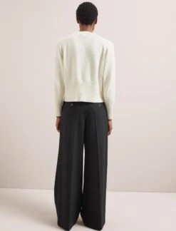 Caro Cotton Cardigan - Cream -CEFINN Shop SU24 K135 CARO CREAM LS 2241