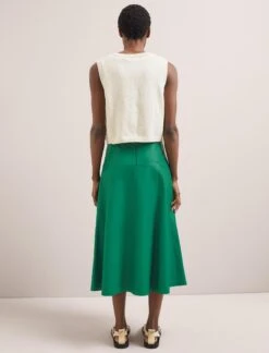 Wesley Cotton Blend V Neck Waistcoat - Cream -CEFINN Shop SU24 K176 WESLEY CREAM LS 2620