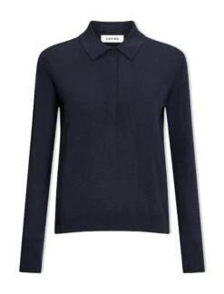 Josie Linen Blend Jumper - Navy -CEFINN Shop SU24 K180 JOSIE NAVY CO