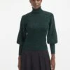 Eva Wool Roll Neck Jumper - Dark Green