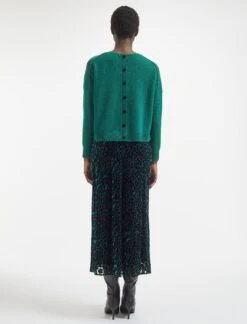 Lainey Cashmere Jumper - Green -CEFINN Shop WI23 K169 LAINEY GREEN LS 1235