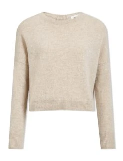 Lainey Cashmere Jumper - Sand -CEFINN Shop WI23 K169 LAINEY SAND CO