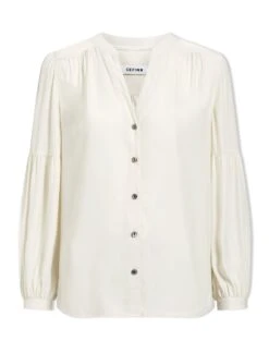 Ella Silk Shirt - Cream -CEFINN Shop WI23 S82 ELLA CREAM CO