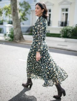 Zoe Maxi Dress - Black Yellow Deco Floral Print 10 Zoe Maxi Dress - Black Yellow Deco Floral Print -CEFINN Shop zoe black2 c2e06e99 3e45 40ea a035 d4708c87730f